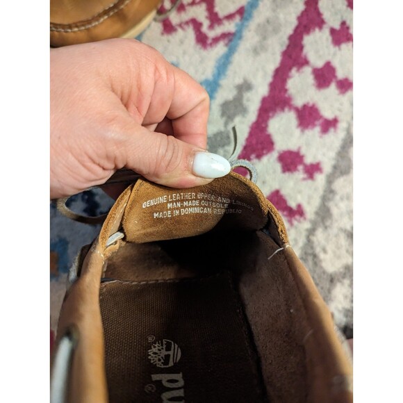 Timberland Men's Size 8.5 Leather Slip on Casual Loafers - Picture 8 of 10